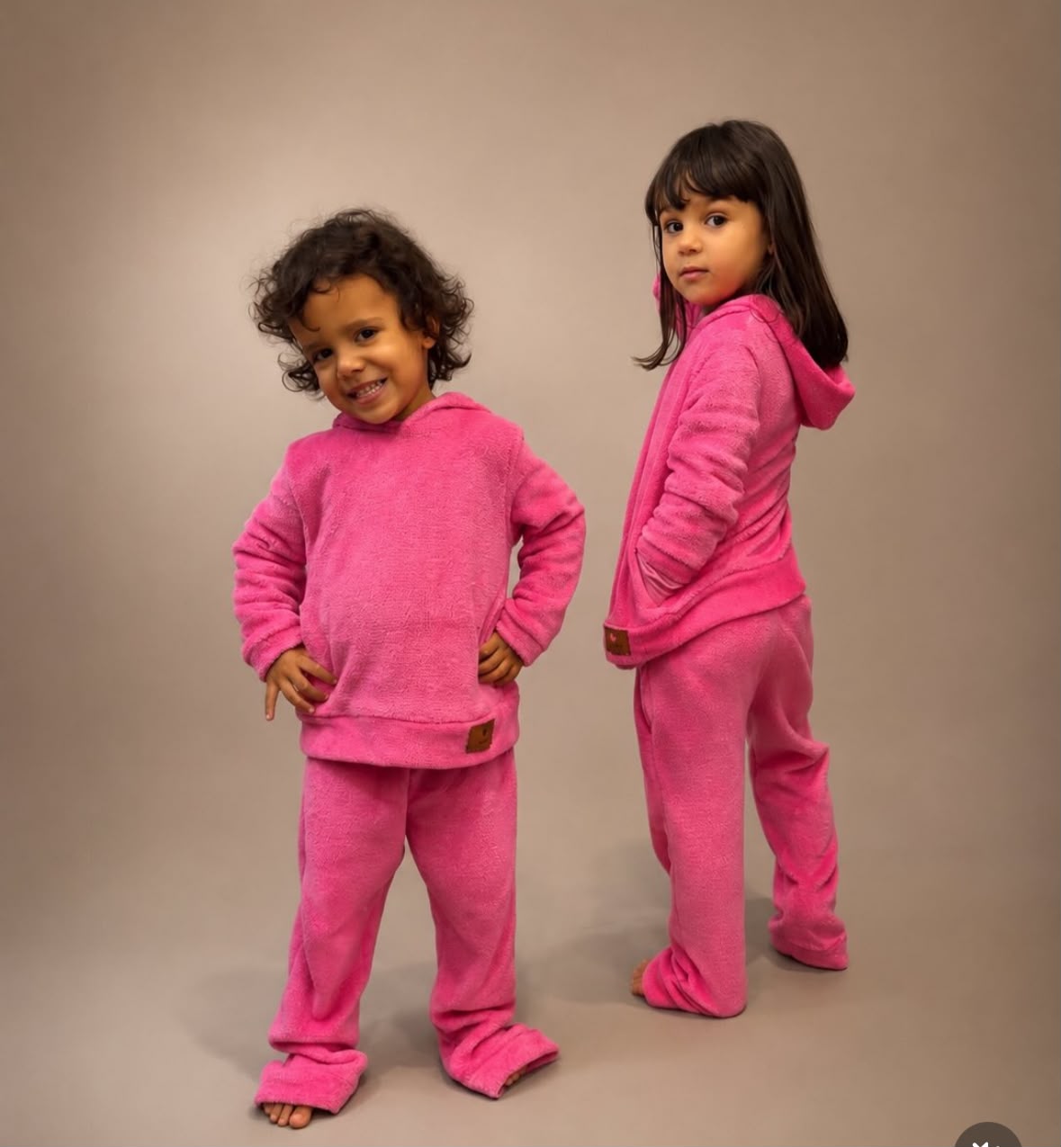 Conjunto infantil rosa