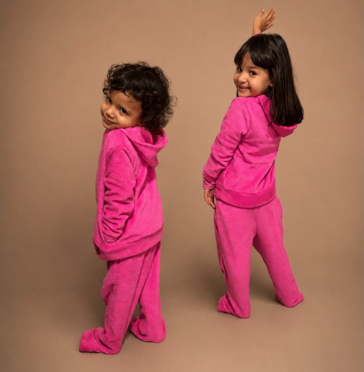 Conjunto infantil rosa