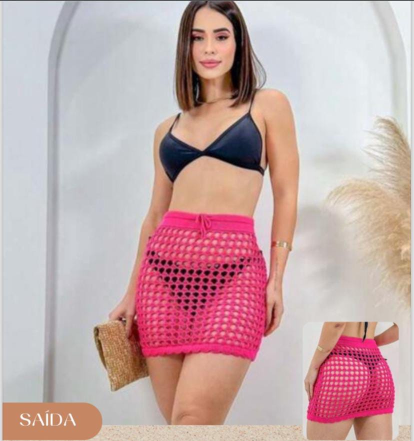Saída de praia pink